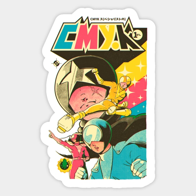 CMYK Sticker by mathiole